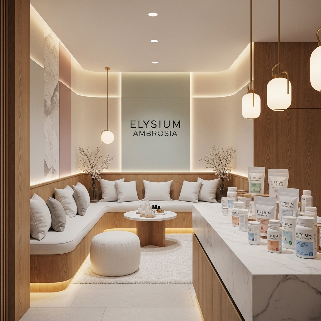 Ambrosia Nook nutritional supplements at Elysium Escapes