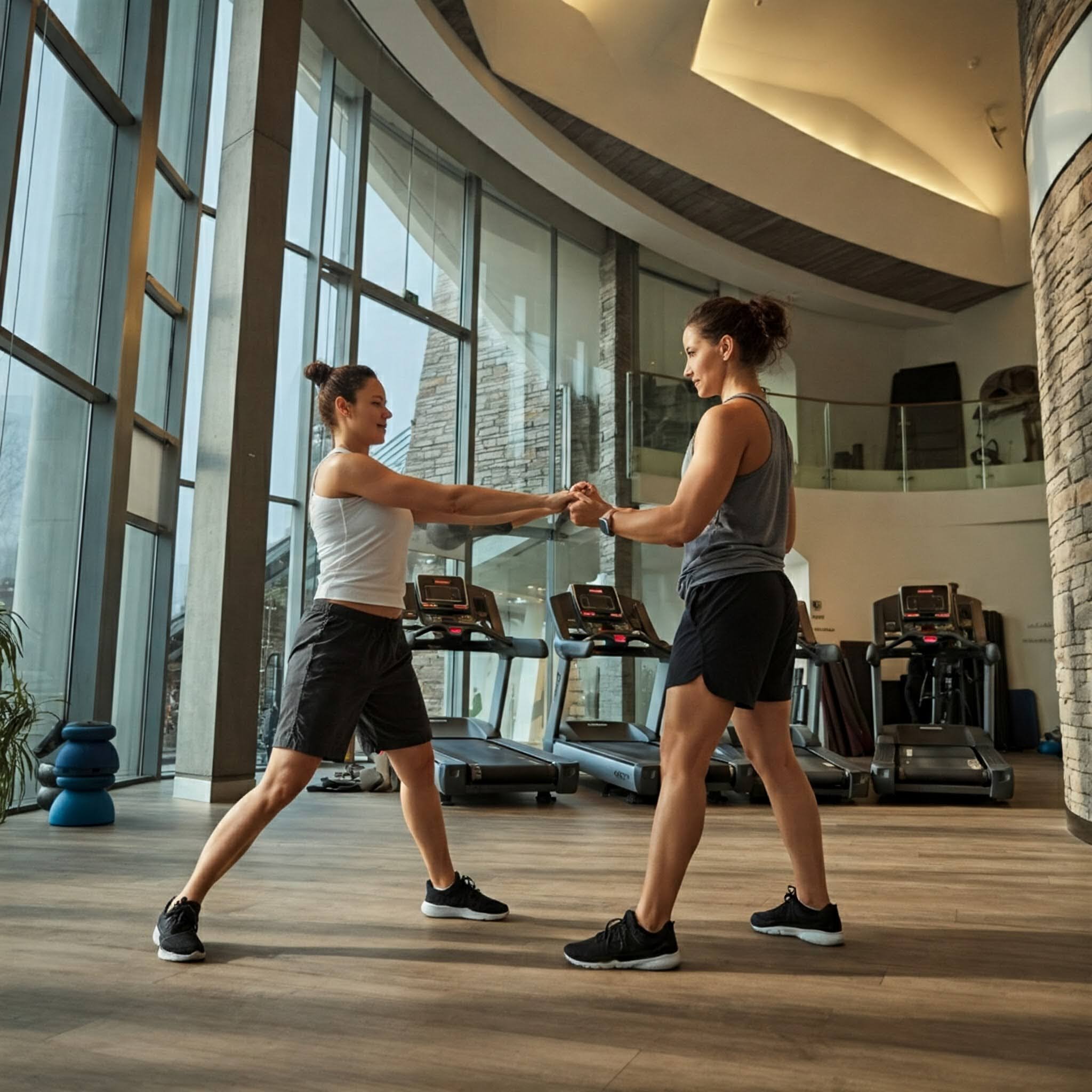 Personalized performance fitness training session